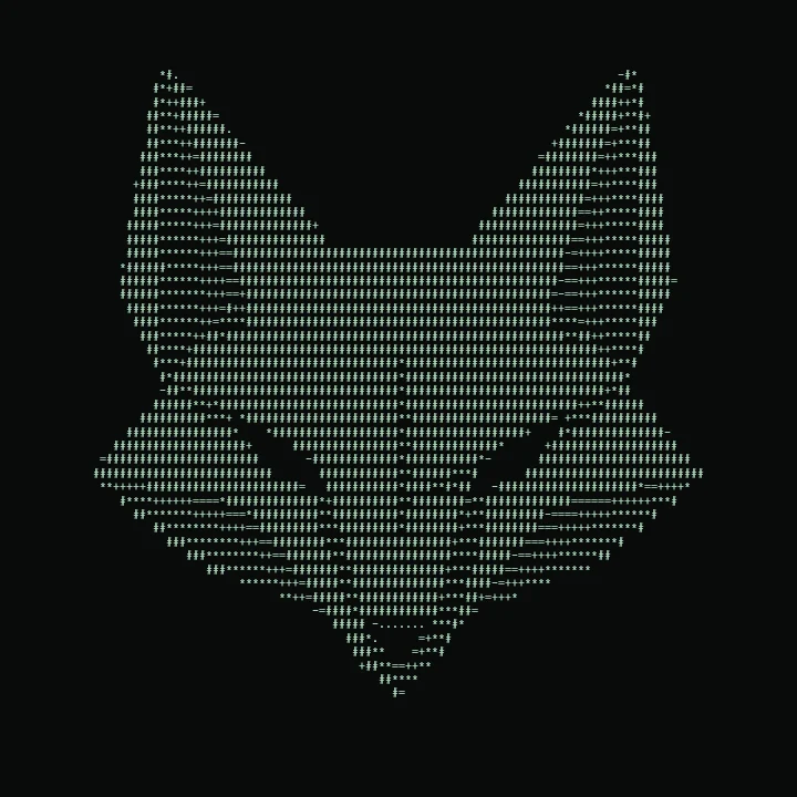 Fox / 120 columns rendered with Simple characters