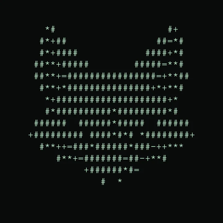 Fox / 40 columns rendered with Simple characters