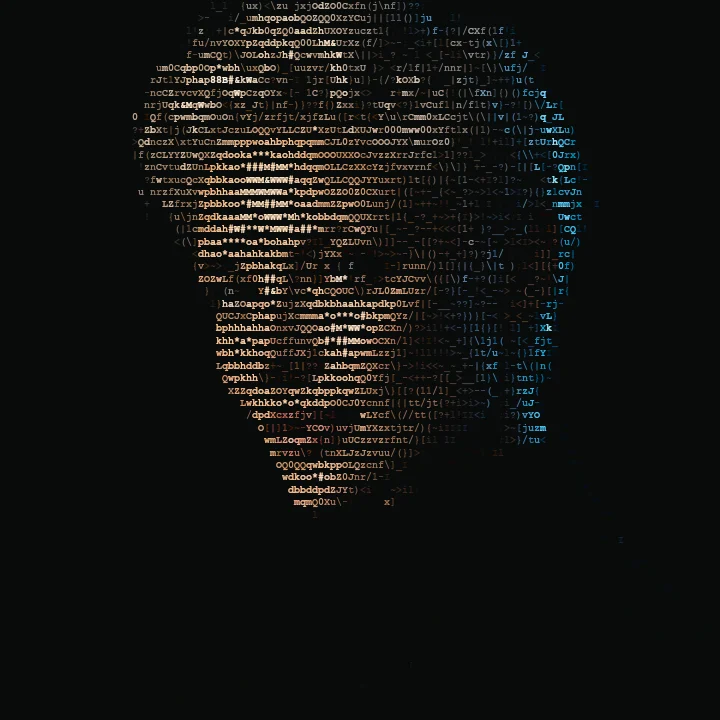 Detailed / 120 columns rendered with Detailed characters