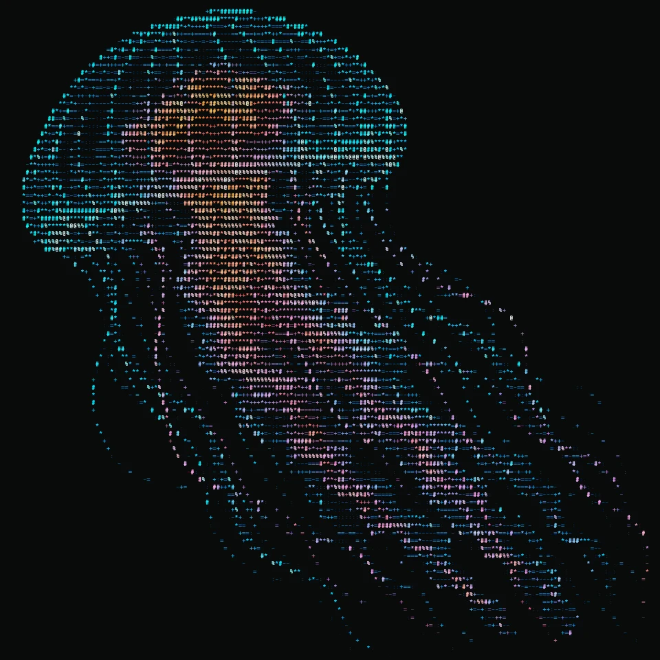 Neon jellyfish converted with the 180-column Neon preset